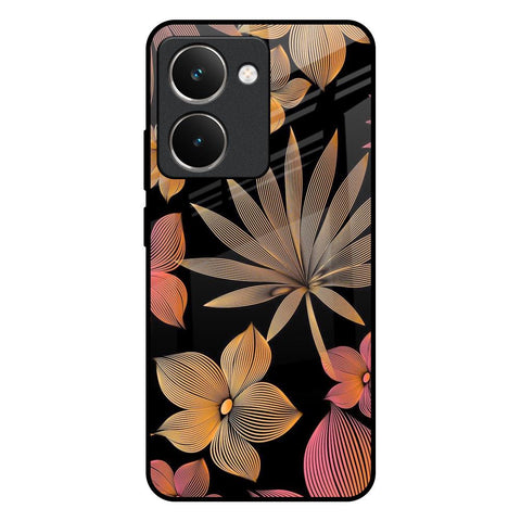 Lines Pattern Flowers Glossy Case for Realme P3 Ultra 5G