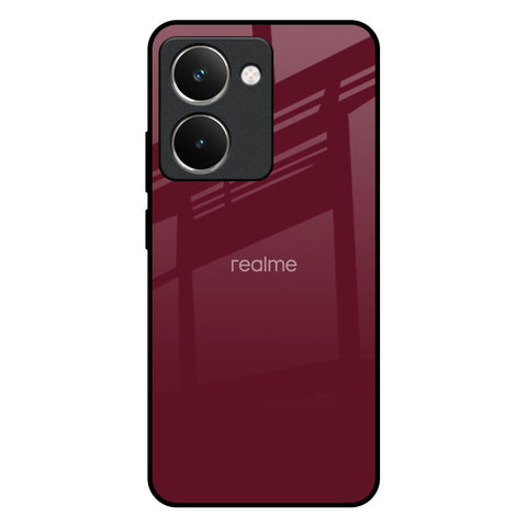 Classic Burgundy Glossy Case for Realme P3 Ultra 5G