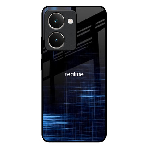 Blue Scratch Glossy Case for Realme P3 Ultra 5G
