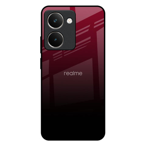 Wine Red Glossy Case For Realme P3 Ultra 5G