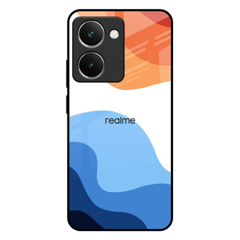 Wavy Color Pattern Glossy Case for Realme P3 Ultra 5G