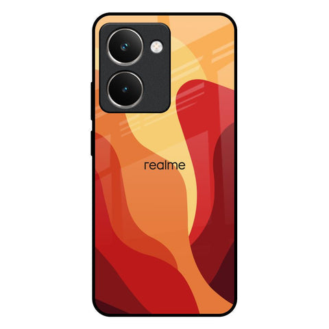 Magma Color Pattern Glossy Case for Realme P3 Ultra 5G