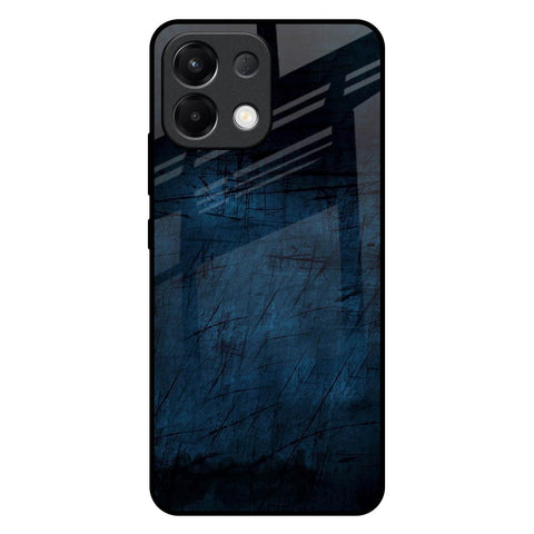 Dark Blue Grunge Glossy Case for Oppo K13 5G