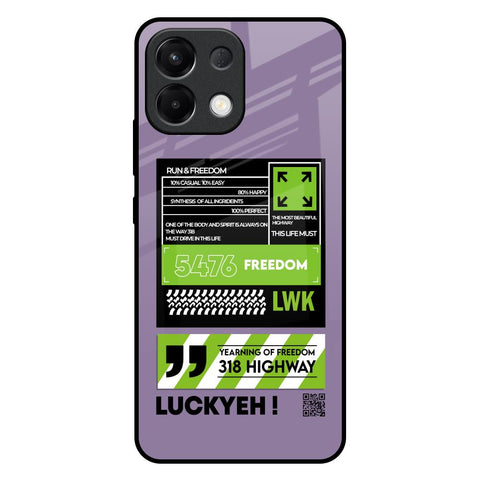 Run & Freedom Glossy Case for Oppo K13 5G
