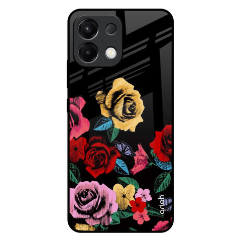 Floral Decorative Glossy Case For Oppo K13 5G