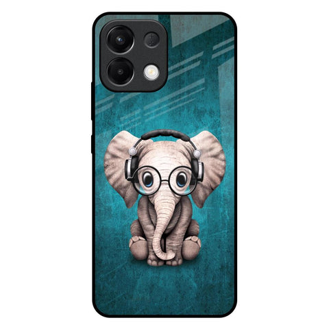 Adorable Baby Elephant Glossy Case For Oppo K13 5G