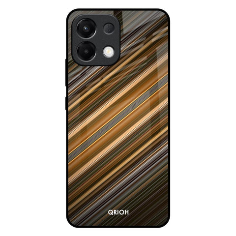 Diagonal Slash Pattern Glossy Case for Oppo K13 5G