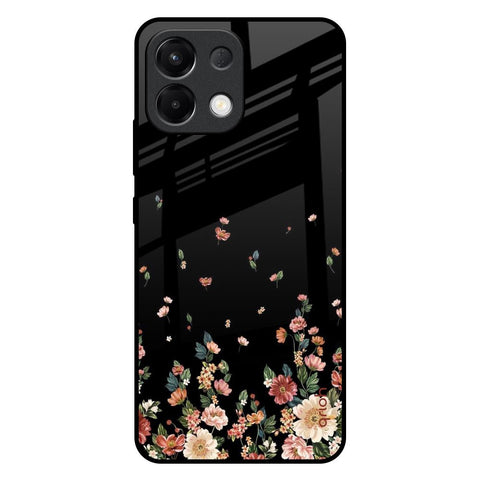 Floating Floral Print Glossy Case for Oppo K13 5G