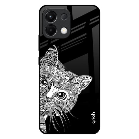 Kitten Mandala Glossy Case for Oppo K13 5G