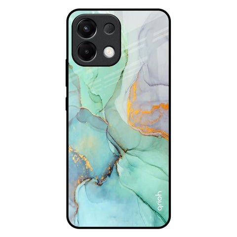 Green Marble Glossy Case for Oppo K13 5G