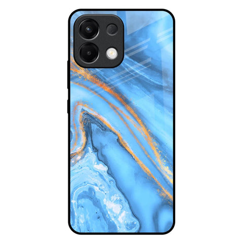 Vibrant Blue Marble Glossy Case for Oppo K13 5G