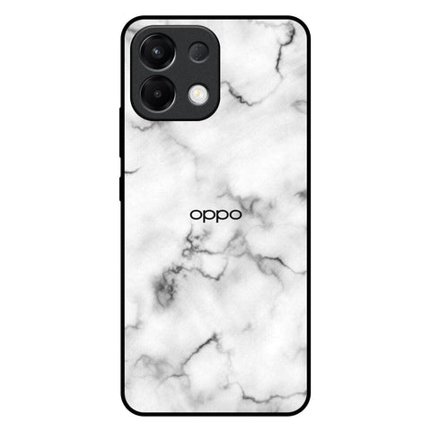 Satin White Marble Glossy Case for Oppo K13 5G