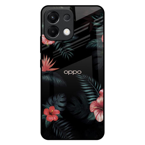Tropical Art Flower Glossy Case for Oppo K13 5G