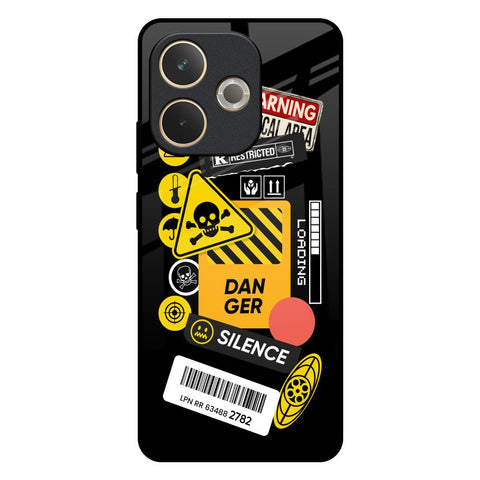 Danger Signs Glossy Case for Oppo A5 Pro 5G