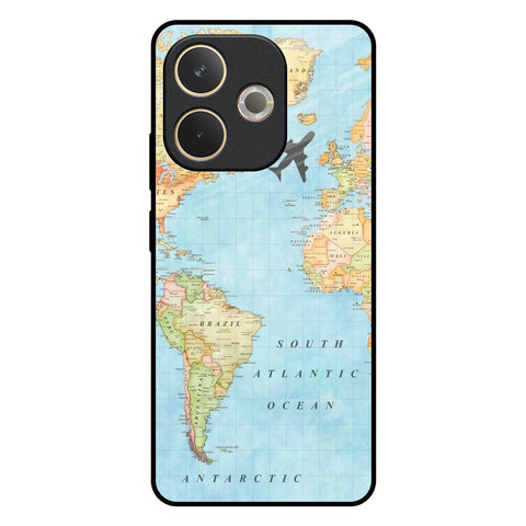 Travel Map Glossy Case for Oppo A5 Pro 5G