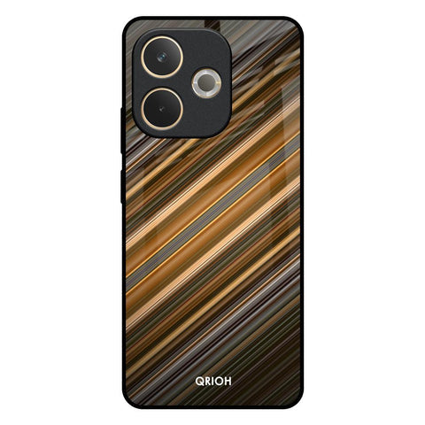 Diagonal Slash Pattern Glossy Case for Oppo A5 Pro 5G