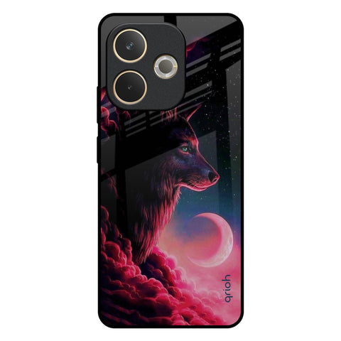 Moon Wolf Glossy Case for Oppo A5 Pro 5G