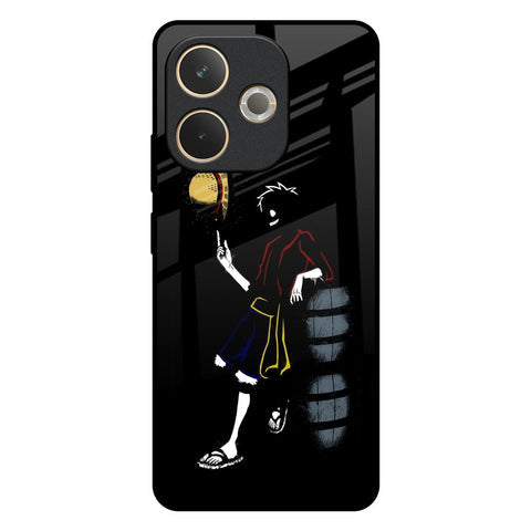 Luffy Line Art Glossy Case for Oppo A5 Pro 5G
