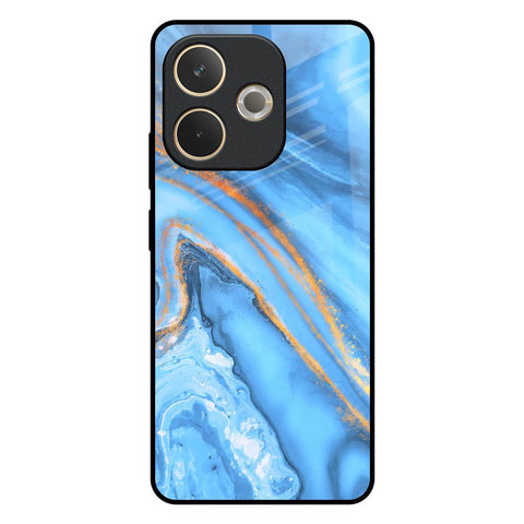 Vibrant Blue Marble Glossy Case for Oppo A5 Pro 5G