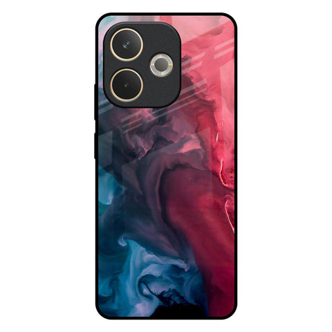 Blue & Red Smoke Glossy Case for Oppo A5 Pro 5G