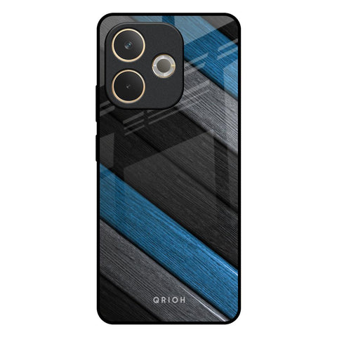 Multicolor Wooden Effect Glossy Case for Oppo A5 Pro 5G