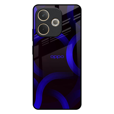 Blue Ring Light Glossy Case for Oppo A5 Pro 5G