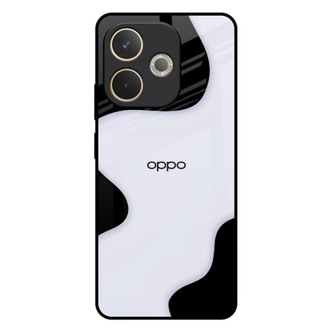 Wheat Cream Wavy Glossy Case for Oppo A5 Pro 5G