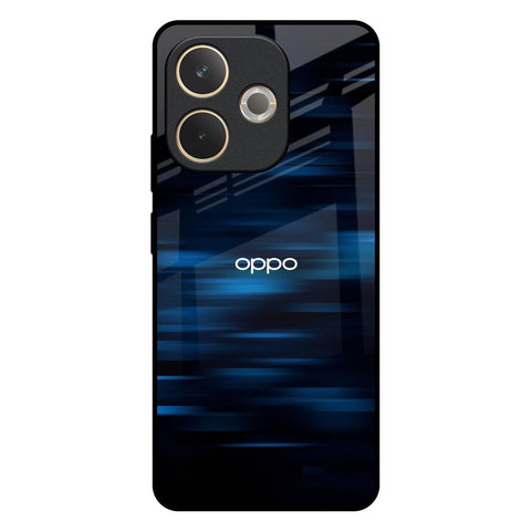 Blue Rough Abstract Glossy Case for Oppo A5 Pro 5G