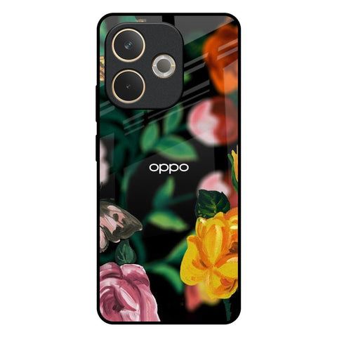 Flowers & Butterfly Glossy Case for Oppo A5 Pro 5G