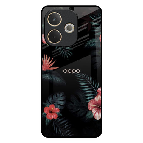 Tropical Art Flower Glossy Case for Oppo A5 Pro 5G