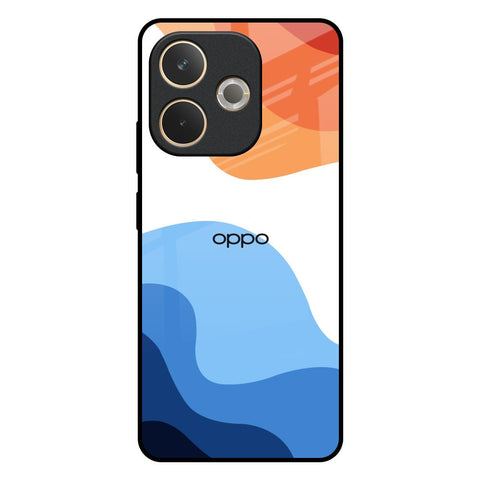 Wavy Color Pattern Glossy Case for Oppo A5 Pro 5G