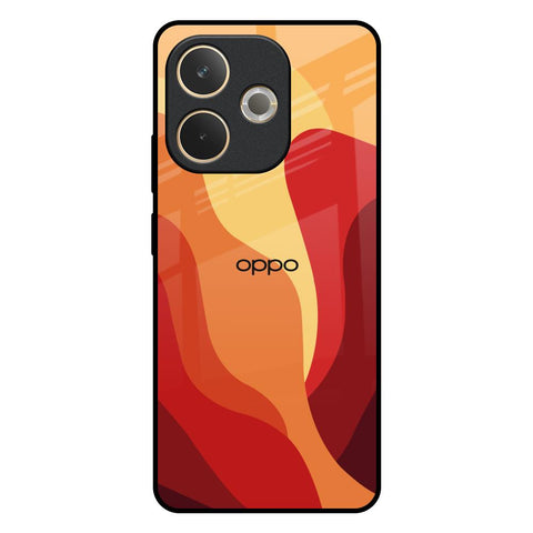 Magma Color Pattern Glossy Case for Oppo A5 Pro 5G
