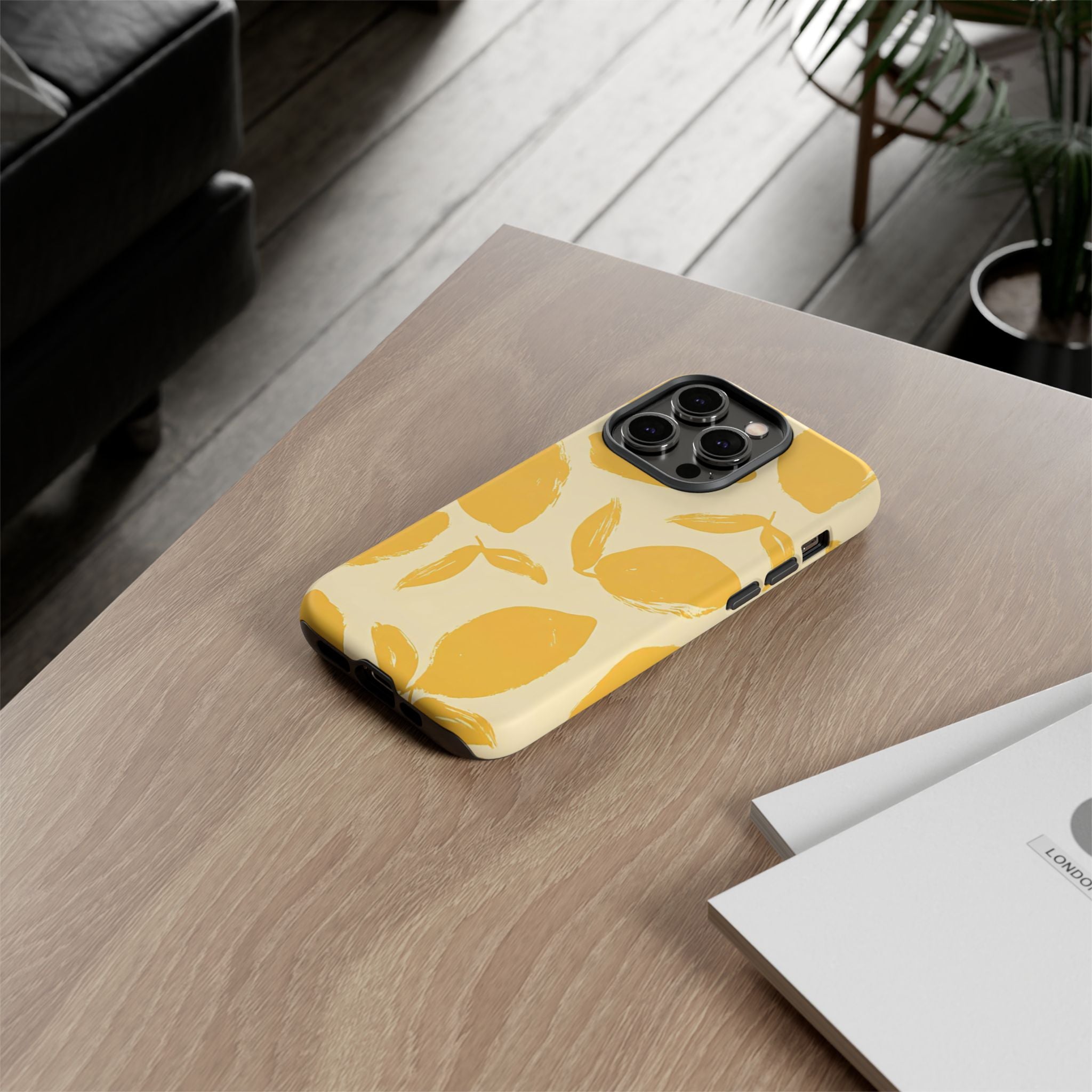 Citrus Glow Premium Tough Shining Phone Case (Double Layer) Available For All iPhone Models