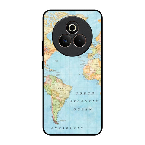Travel Map Glossy Case for Realme P3 Pro 5G