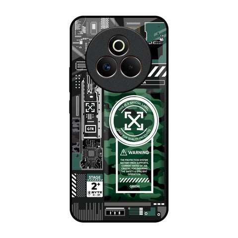 Green Camo Circuit Glossy Case for Realme P3 Pro 5G