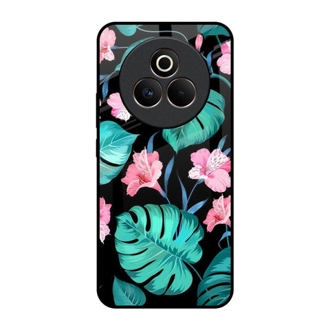 Tropical Leaves & Pink Flowers Glossy Case for Realme P3 Pro 5G