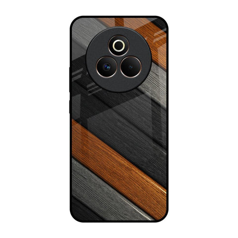Tri Color Wood Glossy Case for Realme P3 Pro 5G