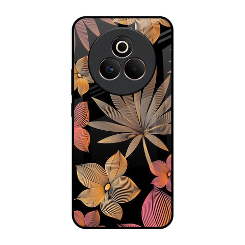 Lines Pattern Flowers Glossy Case for Realme P3 Pro 5G