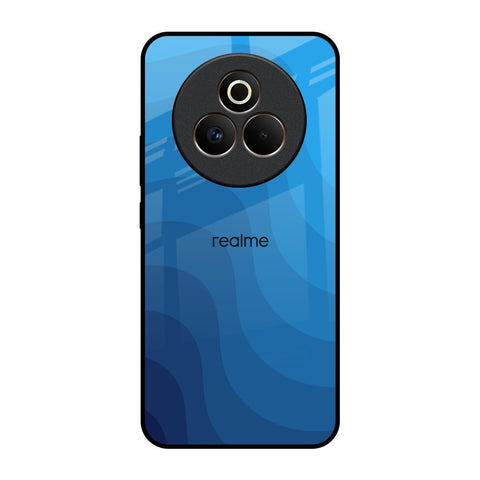 Blue Wave Abstract Glossy Case for Realme P3 Pro 5G