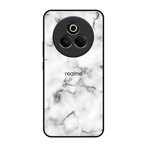 Satin White Marble Glossy Case for Realme P3 Pro 5G