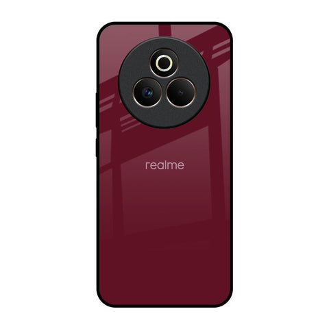 Classic Burgundy Glossy Case for Realme P3 Pro 5G