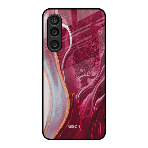 Crimson Ruby Glossy Case for Samsung Galaxy M56 5G