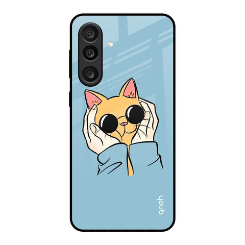 Adorable Cute Kitty Glossy Case For Samsung Galaxy M56 5G