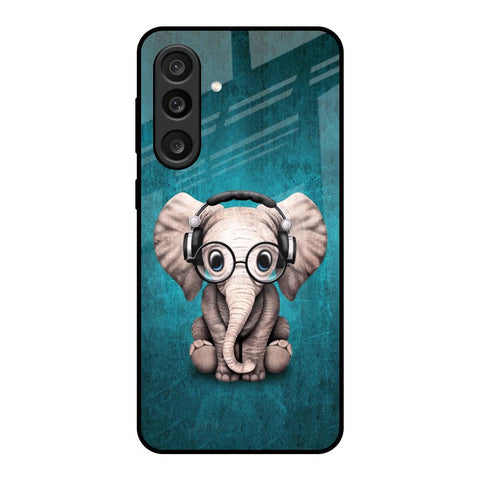 Adorable Baby Elephant Glossy Case For Samsung Galaxy M56 5G