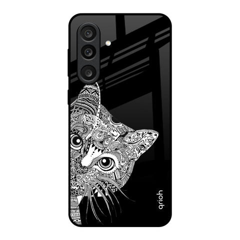 Kitten Mandala Glossy Case for Samsung Galaxy M56 5G