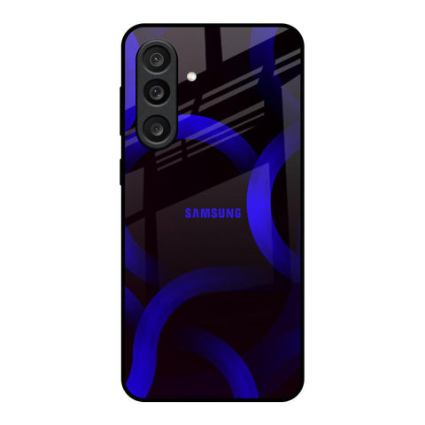 Blue Ring Light Glossy Case for Samsung Galaxy M56 5G