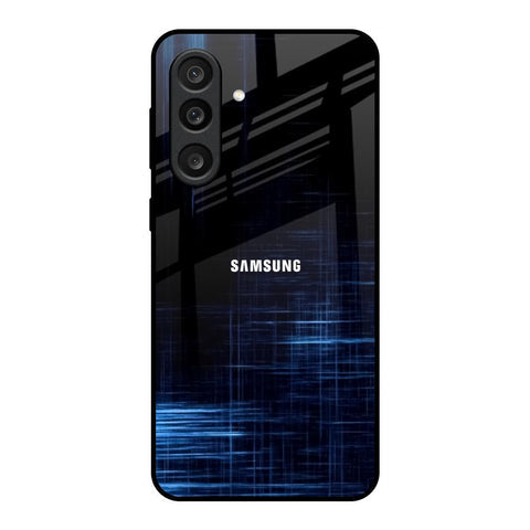 Blue Scratch Glossy Case for Samsung Galaxy M56 5G