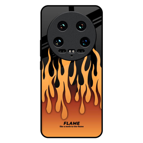 Fire Flame Glossy Case for Mi 14 Ultra 5G