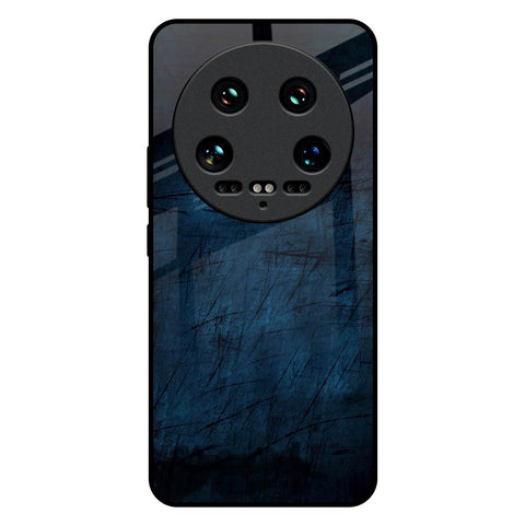 Dark Blue Grunge Glossy Case for Mi 14 Ultra 5G