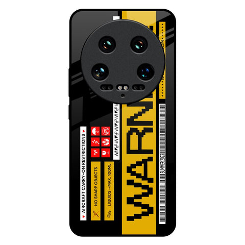Aircraft Warning Glossy Case for Mi 14 Ultra 5G